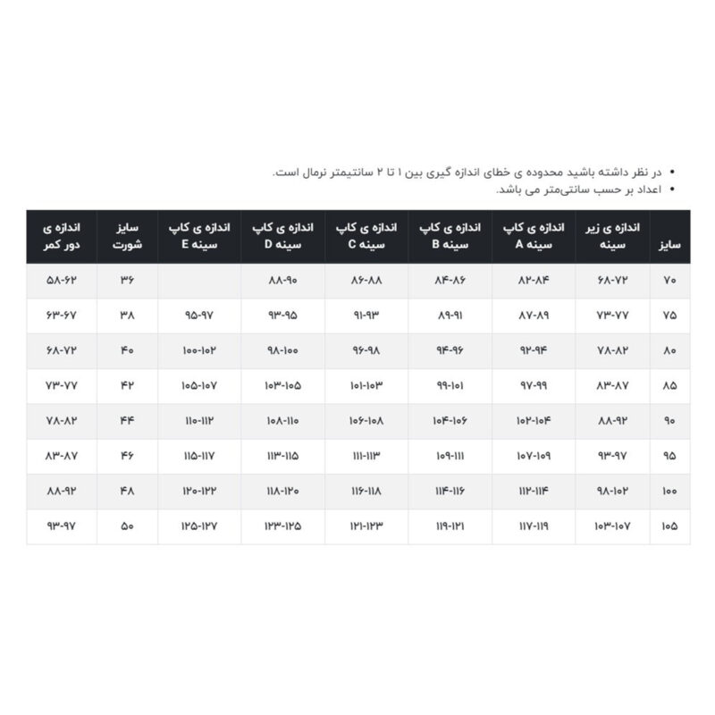 ست لباس زیر کاپ ابردار NBB