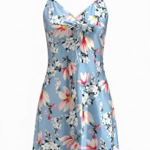 پیراهن ساتن طرح دار کوتون هیل کد ch1404