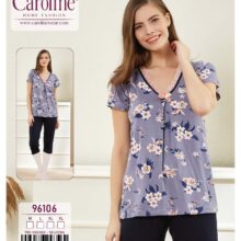 ست دو تیکه پیراهن شلوارک کارولین