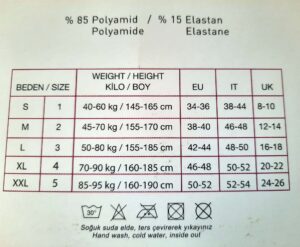 جوراب شلواری زنانه کرم با ضخامت 15 9083 ان بی بی
